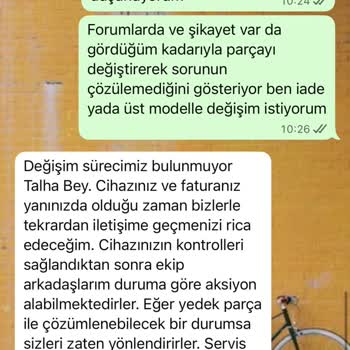 Dyson V12 Cihazındaki Sürekli Filtre Uyarısı Ve Değişim Talebimin Reddedilmesi
