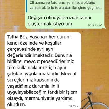 Dyson V12 Cihazındaki Sürekli Filtre Uyarısı Ve Değişim Talebimin Reddedilmesi