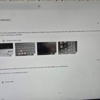 Garanti Kapsamında Çözülmeyen Klavye Sorunu Ve Serviste Oluşan Çatlak
