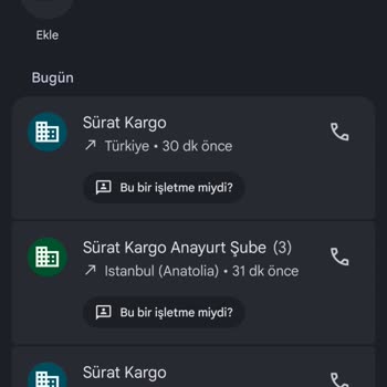 Sürat Kargo Anayurt Şubesinde Çelişkili Bilgi Ve Saygısız Davranış
