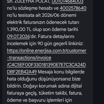 İşitme Engellinin Hatalı Elektrik Faturası İptali Ve Düzeltme Talebi