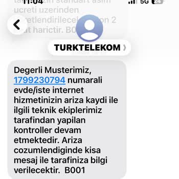 Altyapı Arızası Nedeniyle 20 Gün Süren İnternet Kesintisi Ve Çözüm Talebi
