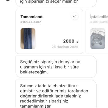 Hasarlı Ve Eksik Ürün, İade Talebim Reddedildi