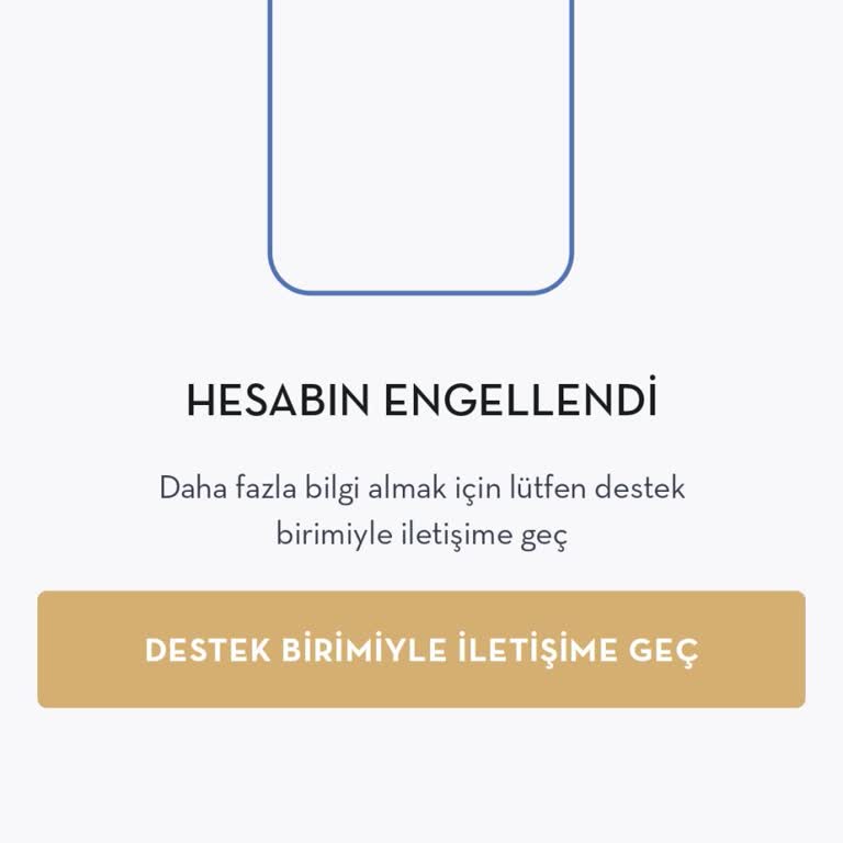 Caffé Nero Hesabım Engellenmiş!