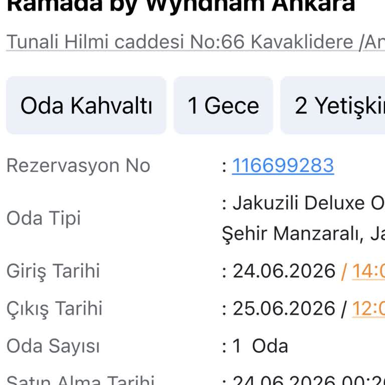 ETS Tur'da Rezervasyon Tarih Karışıklığı, Oda İptali Ve İade Reddi
