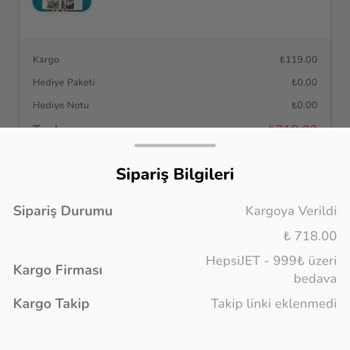 Güncellenen Adrese Gönderilmeyen Sipariş Ve Açıklamasız İade