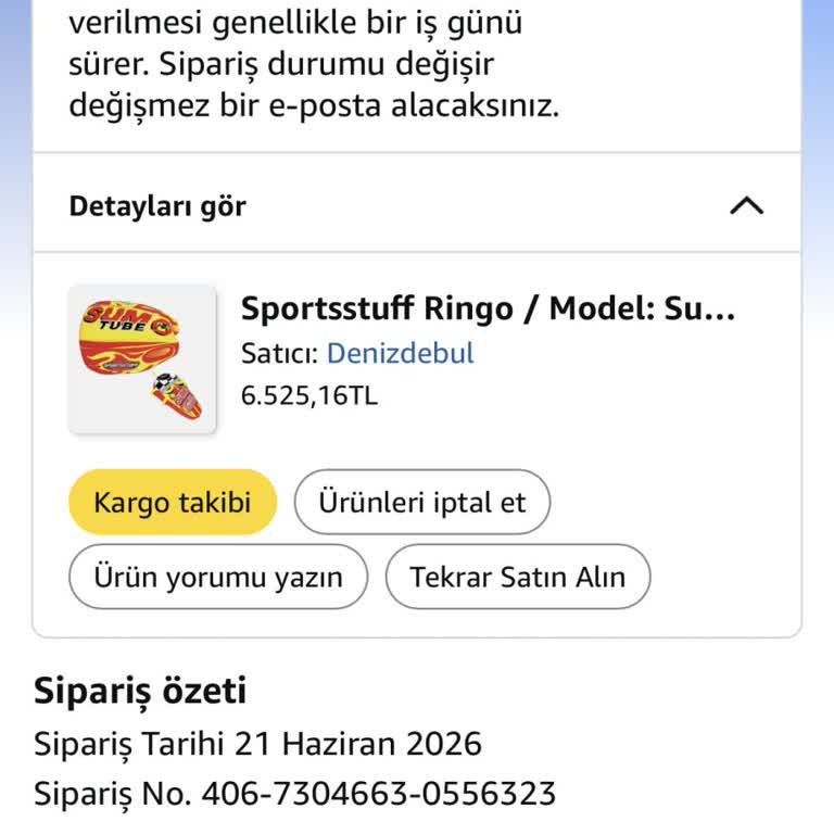 Teslim Edilmemiş Sipariş Ve İade Eksikliği
