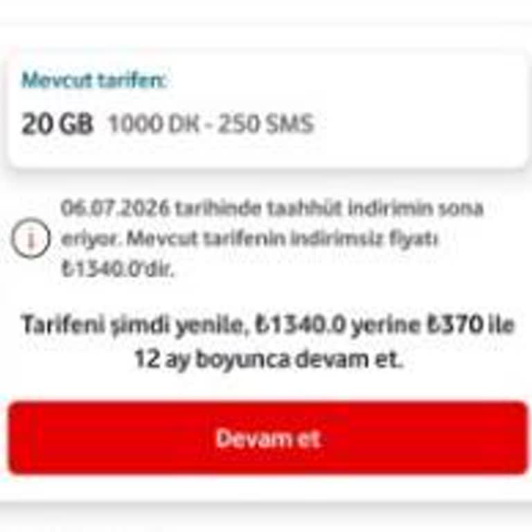 Vodafone’da Fiyat Artışlarıyla Mağdur Olan Sadık Müşteriler İçin Adil Tarife Teklifi Talebi