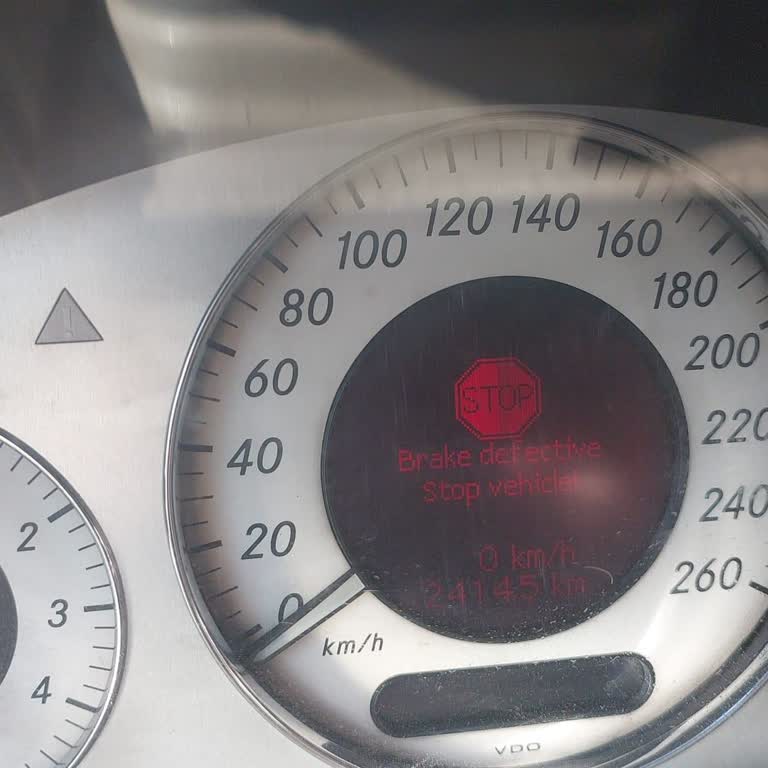 Mercedes E270 Modelinde SBC Fren Arızası Hayati Tehlike Yaratıyor