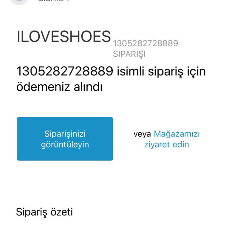 I Love Shoes Ne Sipariş İptali Yapılmakta Ne De Ürün Tarafıma Gönderilmektedir