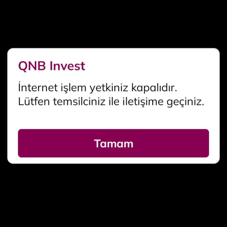 QNB Invest Hesabım Kapalı Olmasına Rağmen Lisans Yenileme SMS’i Ve Yetersiz Müşteri Desteği