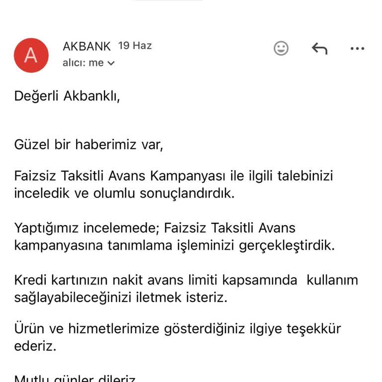 Akbank Axess Visa Üzerinde Faizsiz Kredi Taahhüdü Yerine Getirilmedi