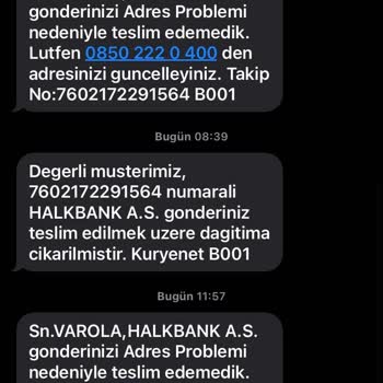 Kredi Kartı Teslimatı İçin Adres Sorunu Çözülmedi