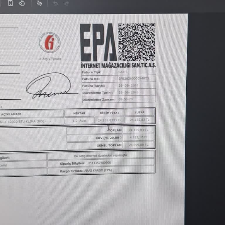 Klimanın Üçüncü Katta Kapıya Kadar Teslim Edilmemesi