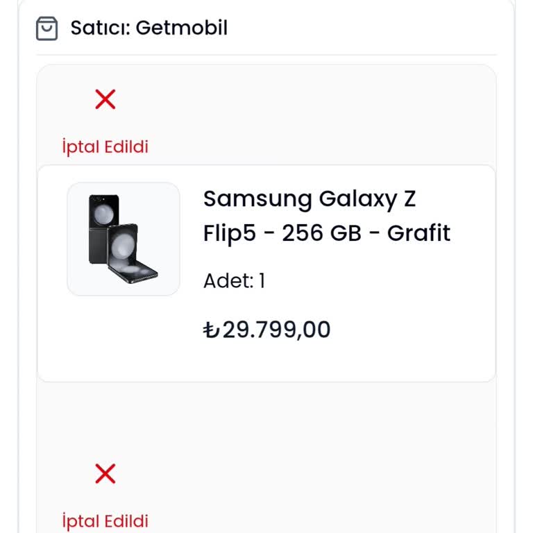 Stok Yok Bildirimi Sonrası Tek Seferde Tam İade Talebi