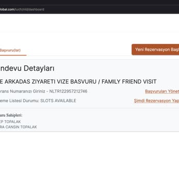 Erişim Engellendi Hatası Randevu Alımını Engelliyor, Vize Süreci Tehlikede