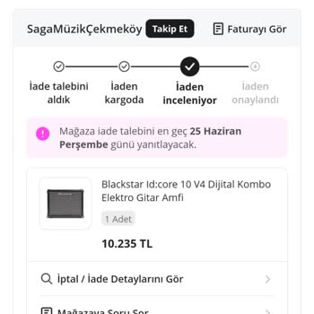 Hasarlı Ürün Teslimi Ve İade Sürecinde Bilgi Eksikliği, Geri Ödeme Yapılmaması