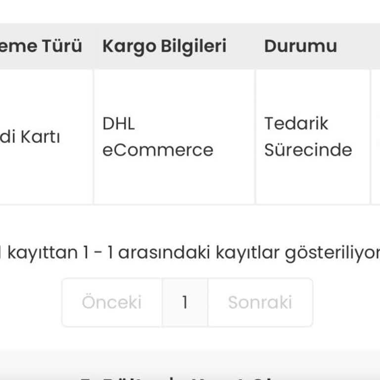 Şengül Motor Sipariş Süreci