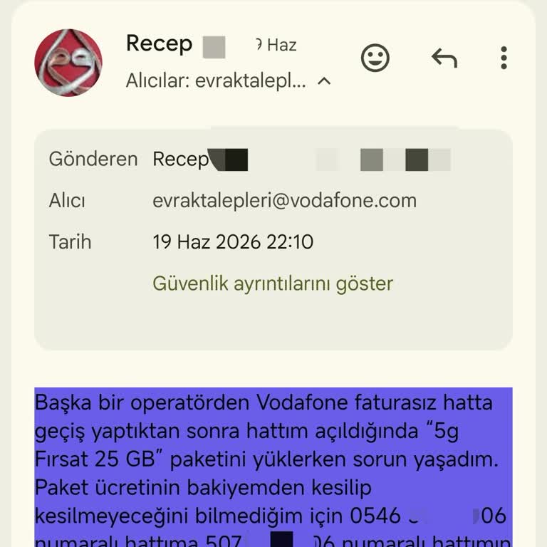 Yanlış Yüklenen Bakiye İade Talebime Cevap Gelmedi
