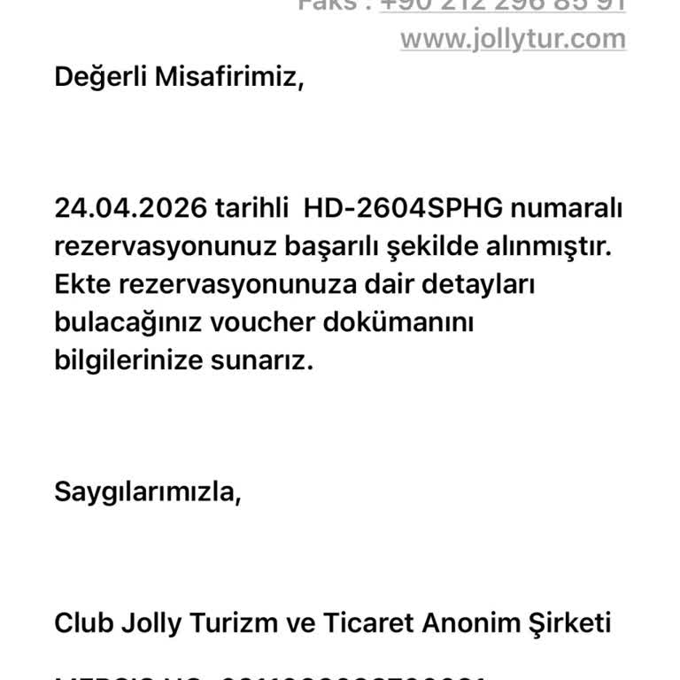 Jolly Tur’da Oda Değişikliği Ve Cevapsızlıkla Karşılaşılan Mağduriyet