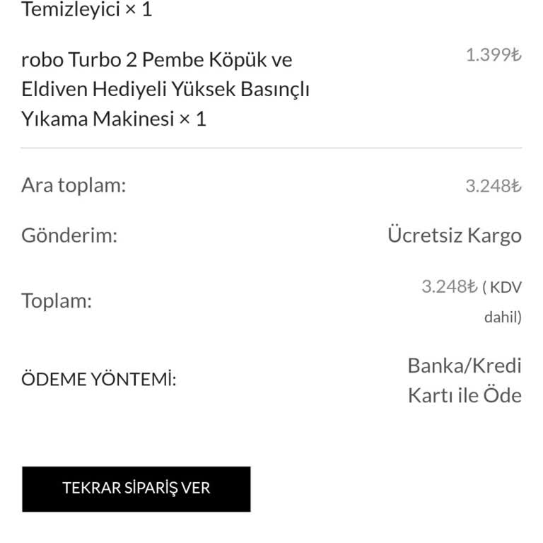 Robo Buharlı Temizleyicinin Çatlayan Parçası Ve Cevapsız Müşteri Hizmetleri