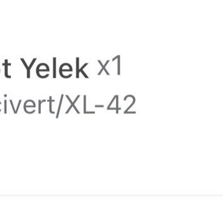 Lacivert Kot Yelek Gönderilmedi, 629,10 TL İade Talebi
