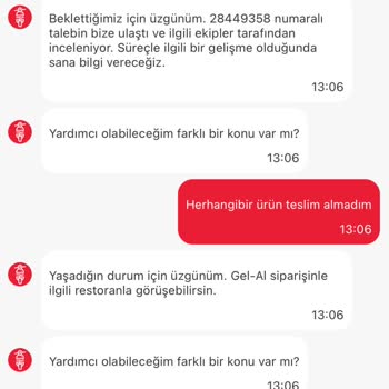 Sistemde Teslim Edildi Olarak Görünen Alınmayan Sipariş Ve İade Talebi