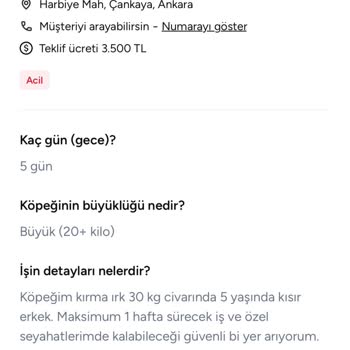 Aktif Olmayan Talep İçin Ödenen Teklif Ücretinin İadesi Ve Talebin Hemen Kapatılması