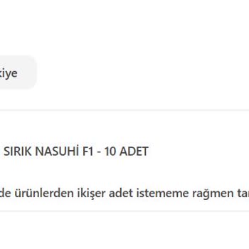 Eksik Tohum Gönderimi Ve Epttavm'in Çözüm Üretmemesi