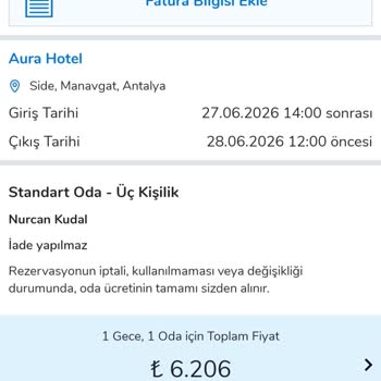Ödenen Tutar Otelz Tarafından Otele Aktarılmadığı İçin Konaklama Reddedildi