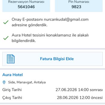 Ödenen Tutar Otelz Tarafından Otele Aktarılmadığı İçin Konaklama Reddedildi