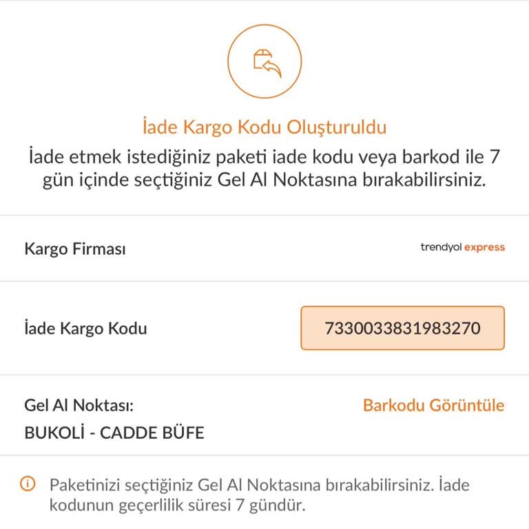 Trendyol İade Noktasında Çalışanın Paketi Almayışı Ve Evden Alım İsteğine Olumsuz Yanıt