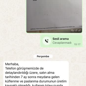Koçtaş Gaziemir'de Gruss Mangalı Kısa Sürede Küflenerek Ayıplı Çıktı