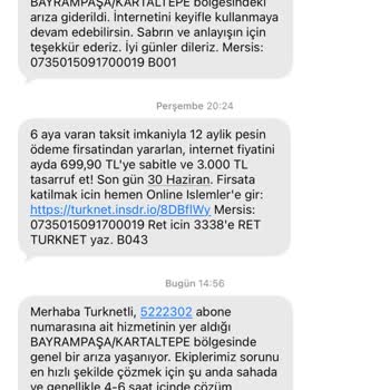 Sürekli İnternet Kesintileri Ve Bin TL Fatura Şikayeti