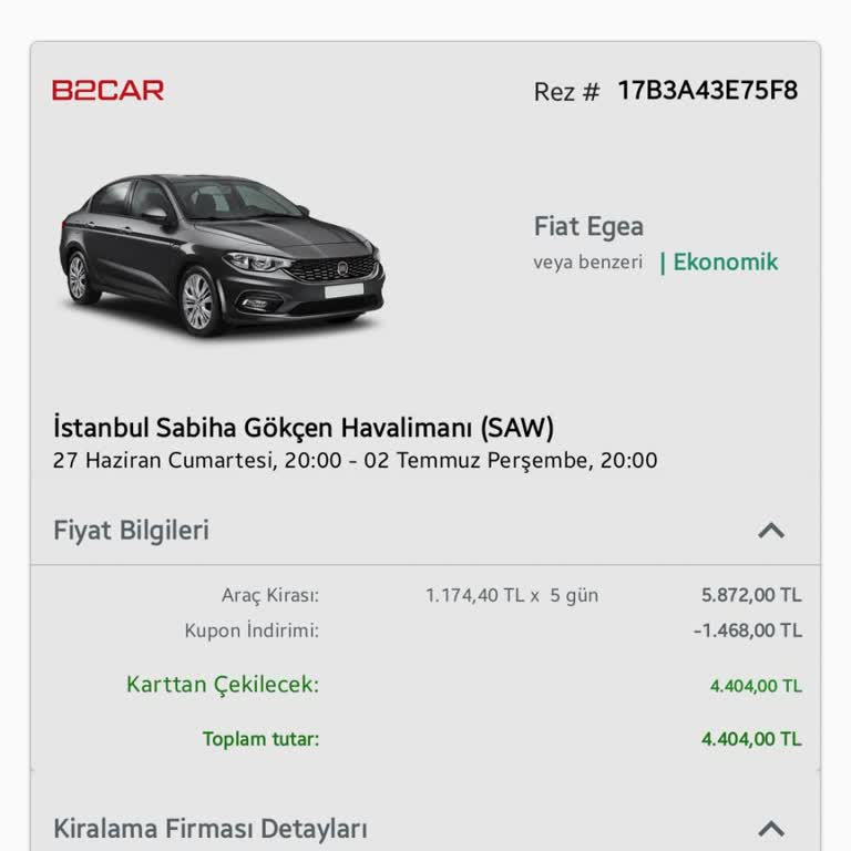 Obilet Araç Kiralamada Kilometre Sınırı Bilgisi Eksikliği