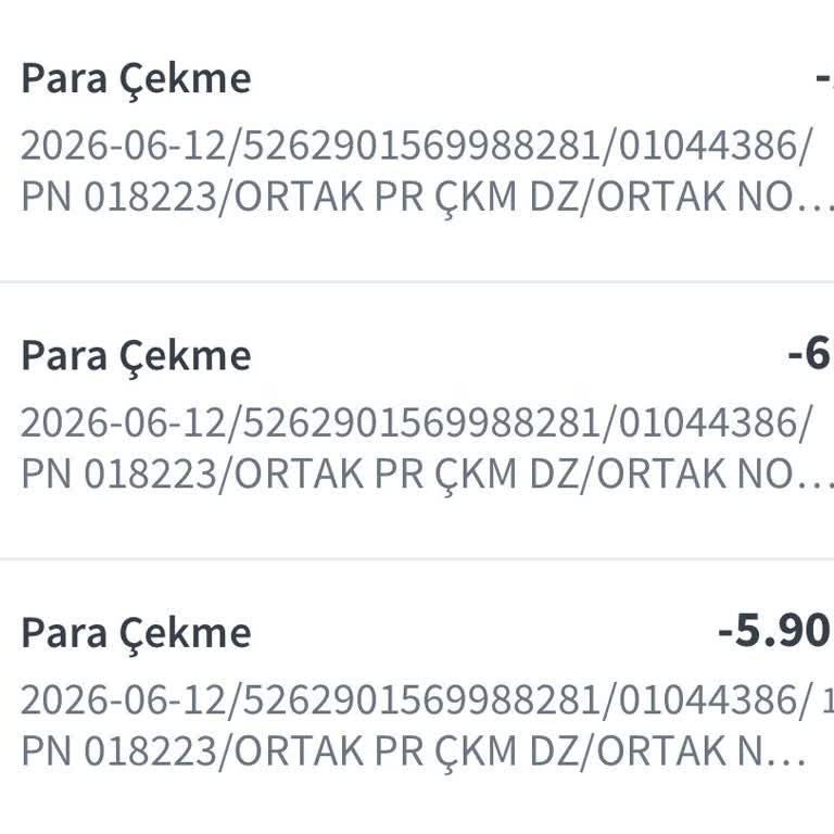 ATM'den Çekim Yapıldı Para Gelmedi 5900 TL Geri Dönüş Bekleniyor