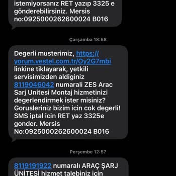 Tak Çalıştır Modunda Çalışmayan Vestel Şarj İstasyonu Ve Servis Gecikmesi