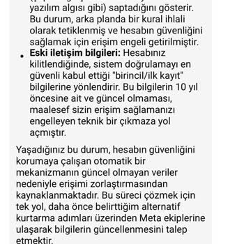 Eski Bilgilerle Güvenlik İhlali Ve Instagram Hesabımın Haksız Blokajı