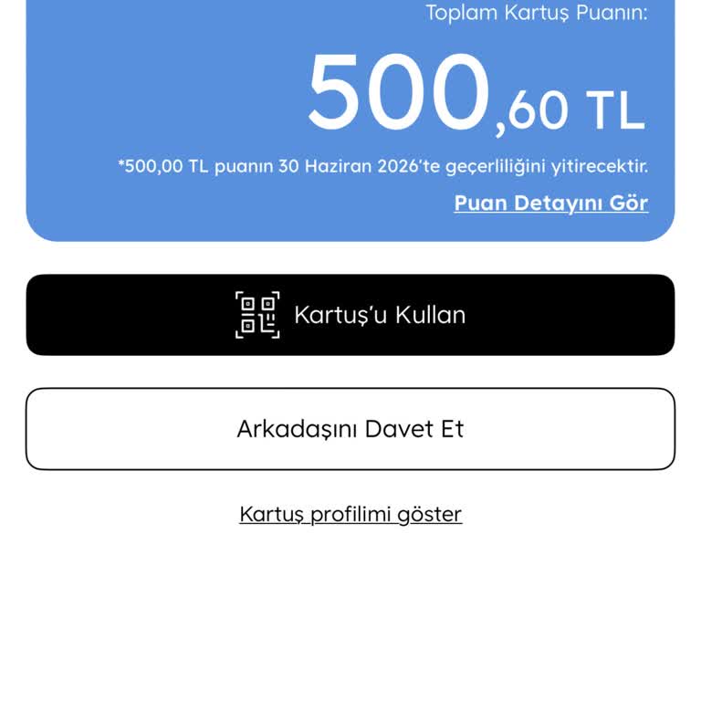 Online Alışverişte Mavi Kartuş Puanları Kullanılamıyor