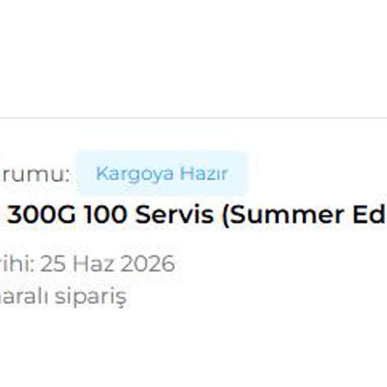 Siparişim Gecikti Açık Bilgi Bekliyorum Ve İptal İadesi İstiyorum