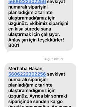 Teslim Edilmemiş Sipariş Ve Kargo İletişimsizliği