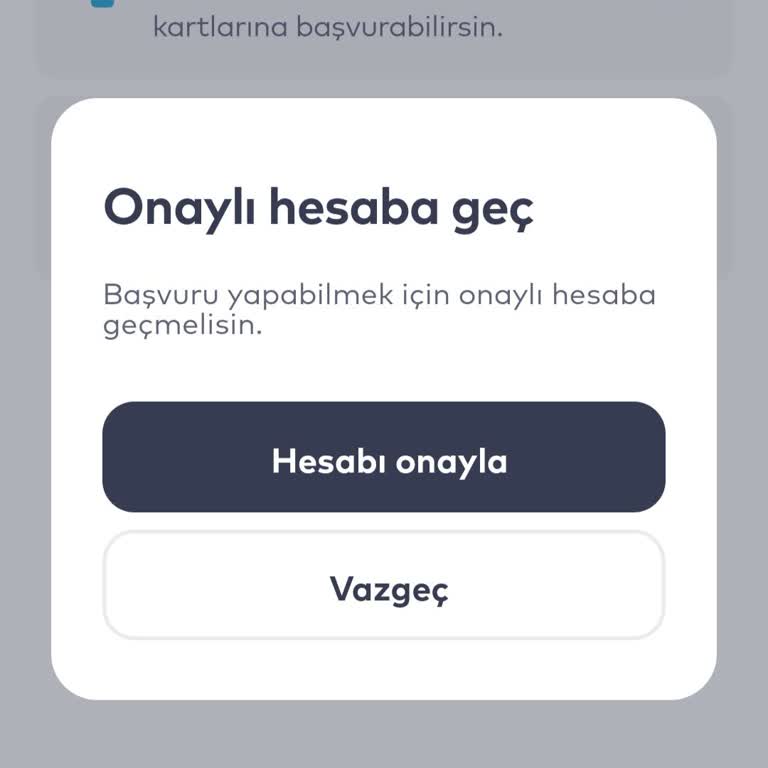İstanbulkart Mobil Hesap Onayı Gerçekleşmedi