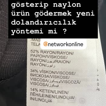 Kumaş İçeriği Yanlış Gönderildi İki Kez Aynı Sorunla Mağdur Oldum