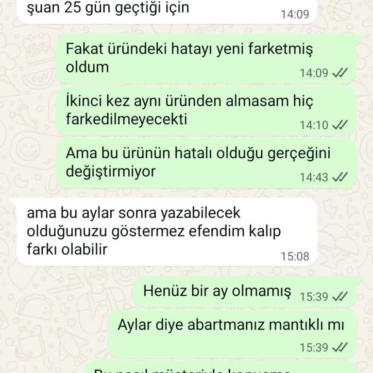 Aynı Beden Ürünlerde Kalıp Farkı Ve Kaba Müşteri Yanıtı