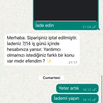 Kredi Kartı İadesi 14 Gün İçinde Gelmedi