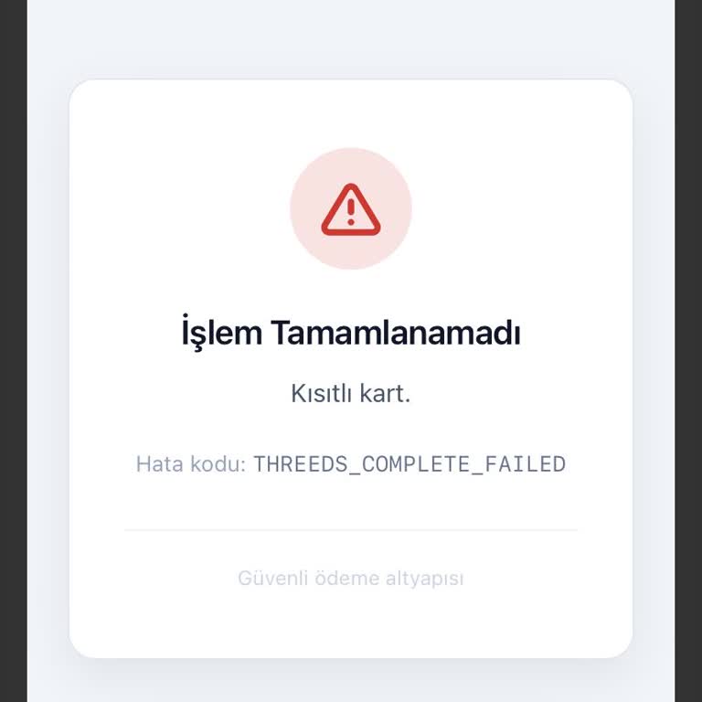 Ödeal Kart Kısıtlaması Nedeniyle Nakde Çevirme Ve Mail Order İşlemleri Gerçekleşmiyor