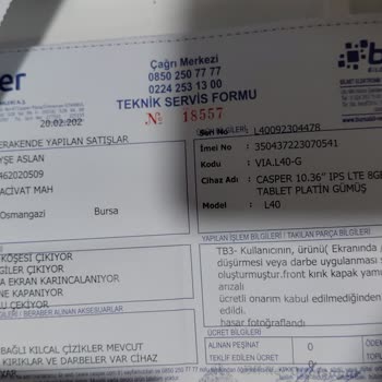 Garanti Kapsamındaki Tekrarlanan Tablet Arızaları Ücretli Şekilde Reddedildi