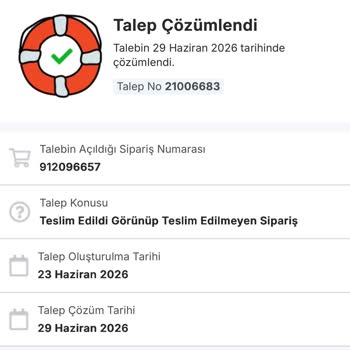 Teslim Edildi Görünen Sipariş Hiç Gelmedi Ve İade Talebi