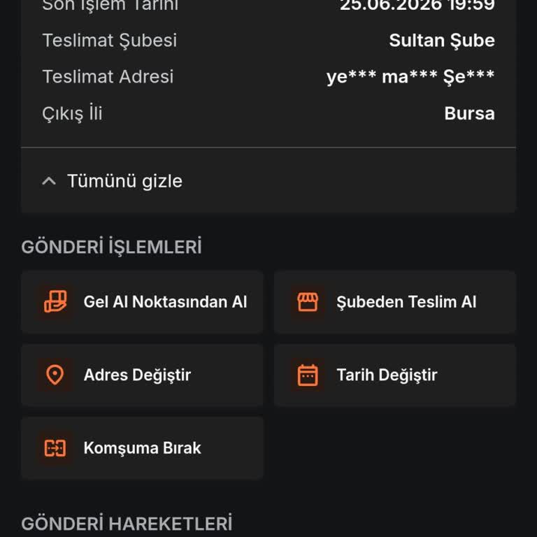 Trendyol Tresan Alakasız Bir Teslim Tarihi Görünüyor