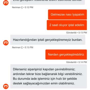 Teslim Edildi Görünen Siparişim Elime Ulaşmadı Ve İade Bekliyorum